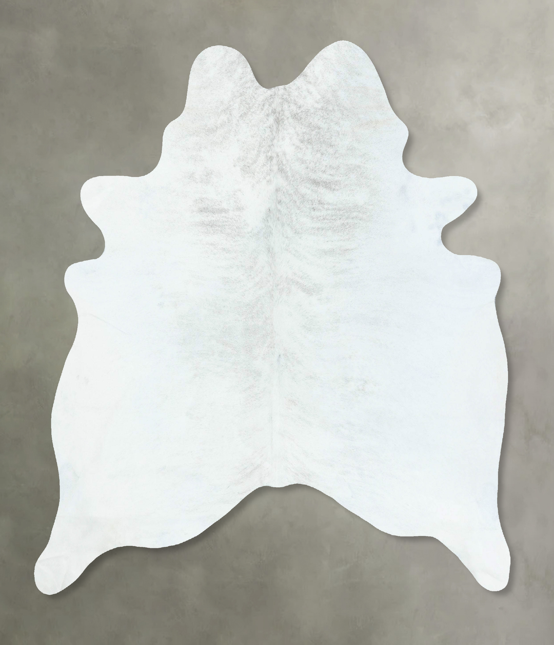 Grey Brindle Large Brazilian Cowhide Rug 6'7"H x 5'8"W #B18562 by Huds