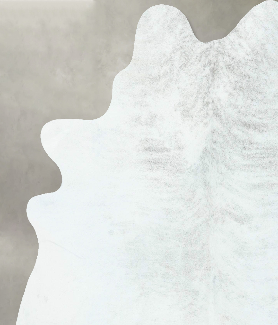 Grey Brindle Large Brazilian Cowhide Rug 6'7"H x 5'8"W #B18562 by Huds