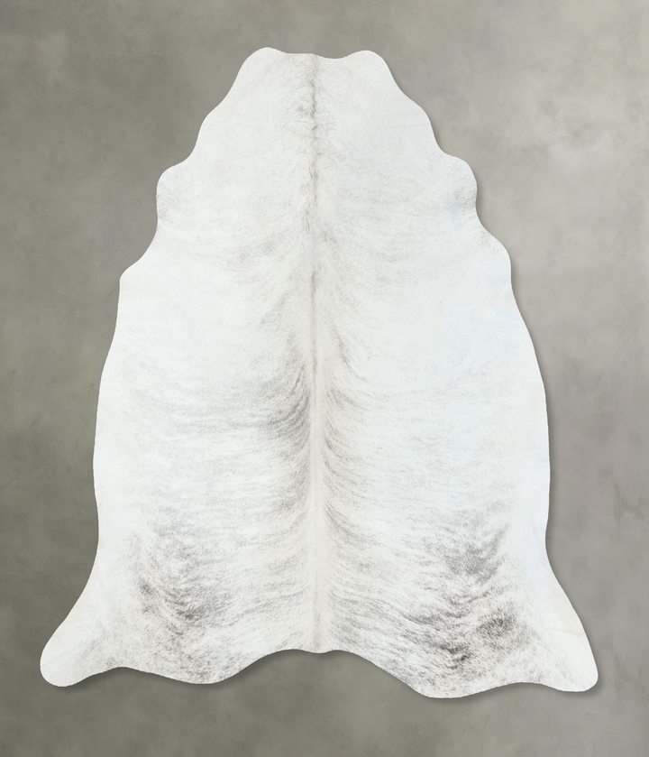 Grey Brindle X-Large Brazilian Cowhide Rug 6'6"H x 6'3"W #B18596 by Hudson Hides