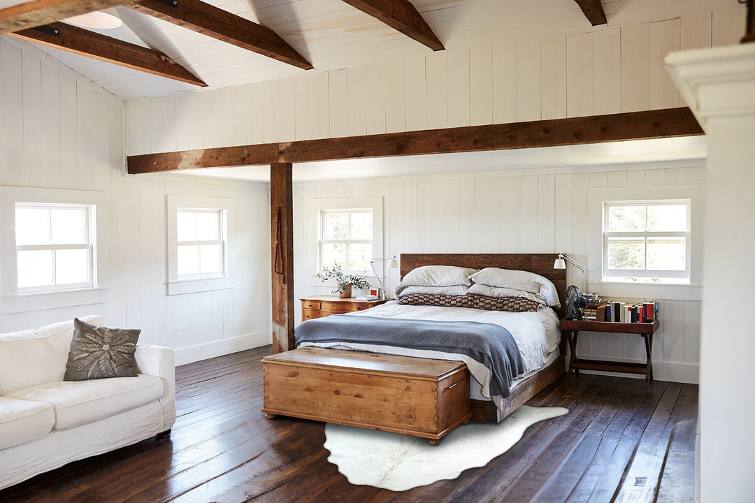 Grey Brindle X-Large Brazilian Cowhide Rug 6'6"H x 6'3"W #B18596 by Hu