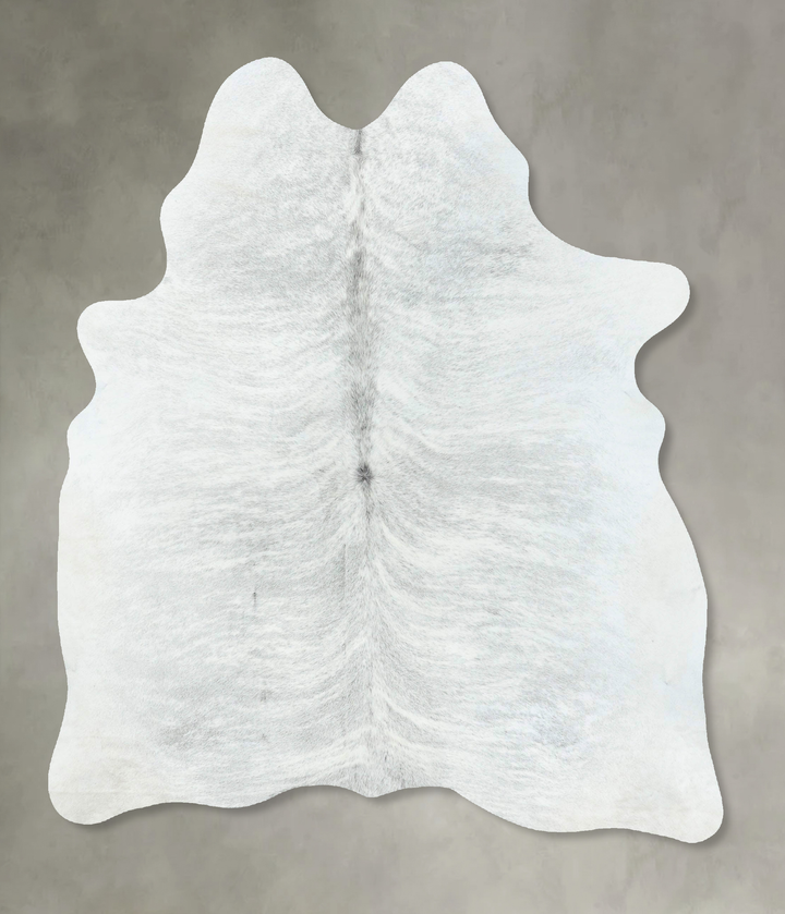 Grey Brindle Large Brazilian Cowhide Rug 6'7"H x 4'11"W #B18603 by Hudson Hides