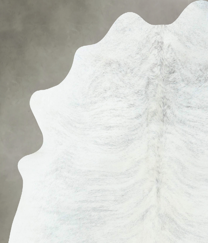 Grey Brindle Large Brazilian Cowhide Rug 7'0"H x 5'7"W #B18604 by Hudson Hides