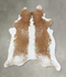 Beige and White XX-Large Brazilian Cowhide Rug 7'10