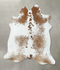 Salt and Pepper Brown X-Large Brazilian Cowhide Rug 7'3