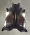Salt and Pepper Black XX-Large Brazilian Cowhide Rug 7'8