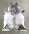 Grey Brindle XX-Large Brazilian Cowhide Rug 8'3
