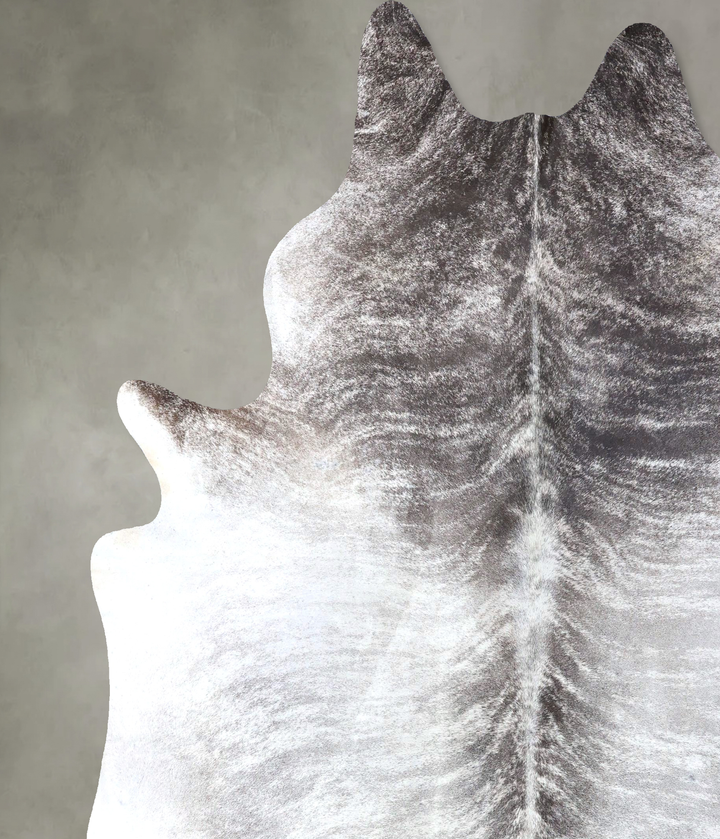 Grey Brindle XX-Large Brazilian Cowhide Rug 8'3"H x 7'2"W #B19139 by Hudson Hides