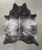 Grey Brindle X-Large Brazilian Cowhide Rug 7'9
