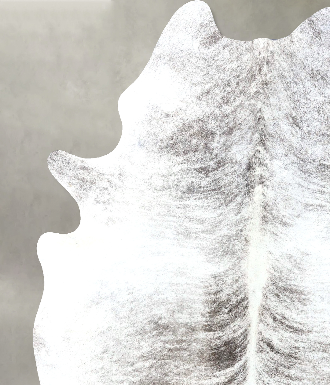 Grey Brindle XX-Large Brazilian Cowhide Rug 8'2"H x 6'2"W #B19145 by H