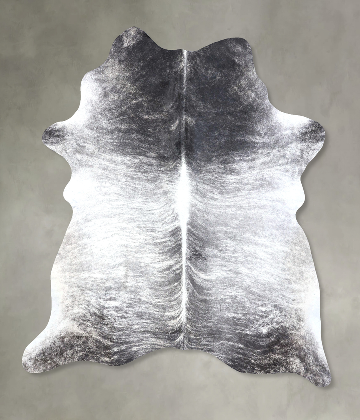 Grey Brindle XX-Large Brazilian Cowhide Rug 8'2"H x 6'4"W #B19149 by Hudson Hides