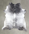 Grey Brindle XX-Large Brazilian Cowhide Rug 8'2