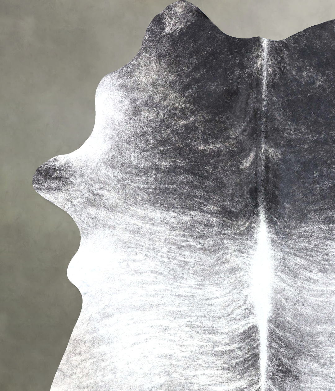 Grey Brindle XX-Large Brazilian Cowhide Rug 8'2"H x 6'4"W #B19149 by H