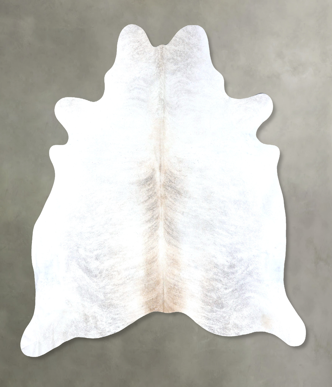 Grey Brindle X-Large Brazilian Cowhide Rug 7'2"H x 6'8"W #B19158 by Hu