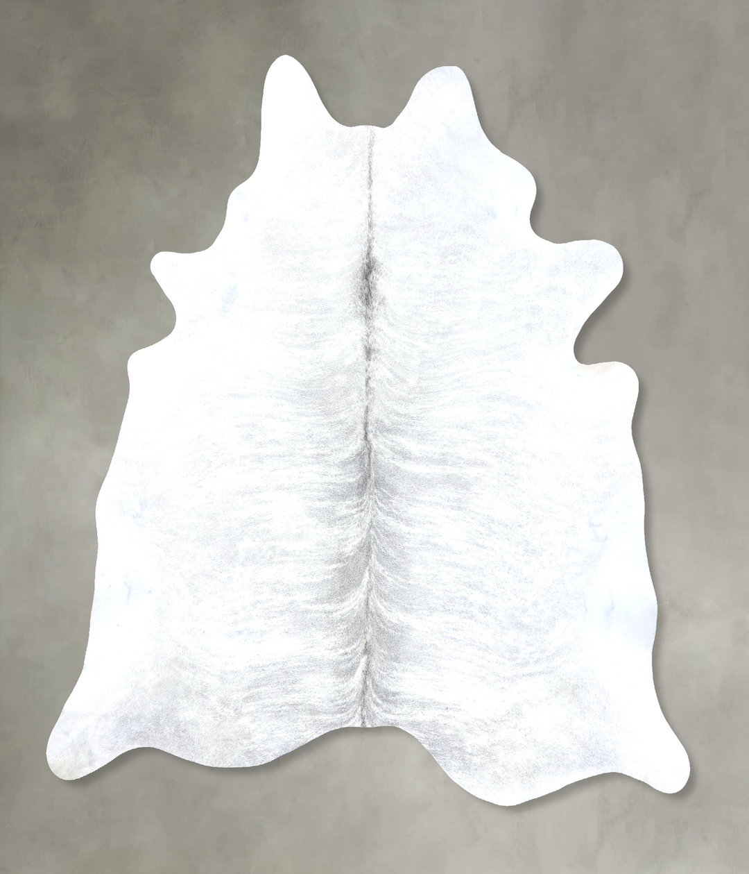 Grey Brindle XX-Large Brazilian Cowhide Rug 8'2"H x 7'3"W #B19160 by H