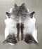 Grey Brindle XX-Large Brazilian Cowhide Rug 7'9