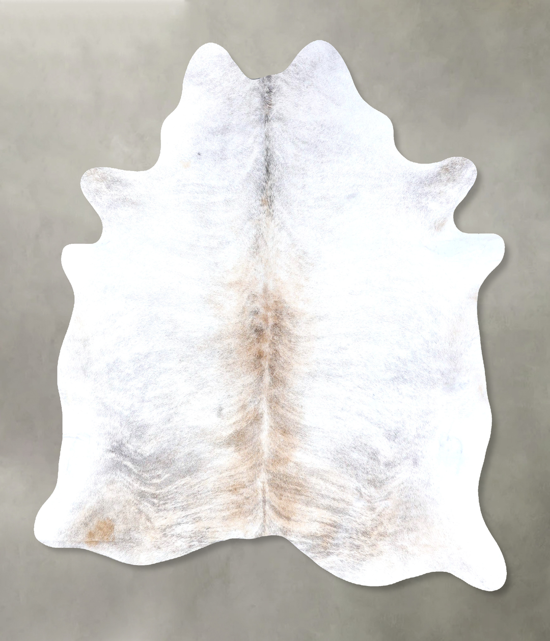 Grey Brindle X-Large Brazilian Cowhide Rug 7'5"H x 6'1"W #B19164 by Hu