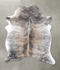 Grey Brindle X-Large Brazilian Cowhide Rug 7'5