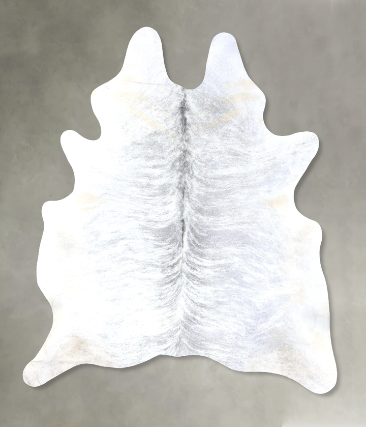 Grey Brindle X-Large Brazilian Cowhide Rug 7'10"H x 6'3"W #B19166 by Hudson Hides