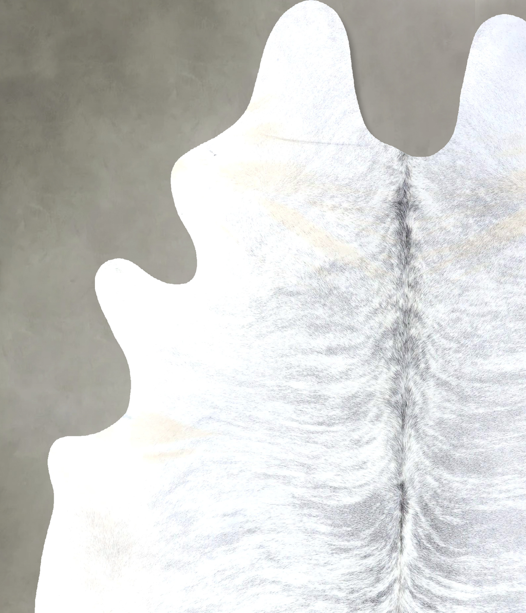 Grey Brindle X-Large Brazilian Cowhide Rug 7'10"H x 6'3"W #B19166 by H