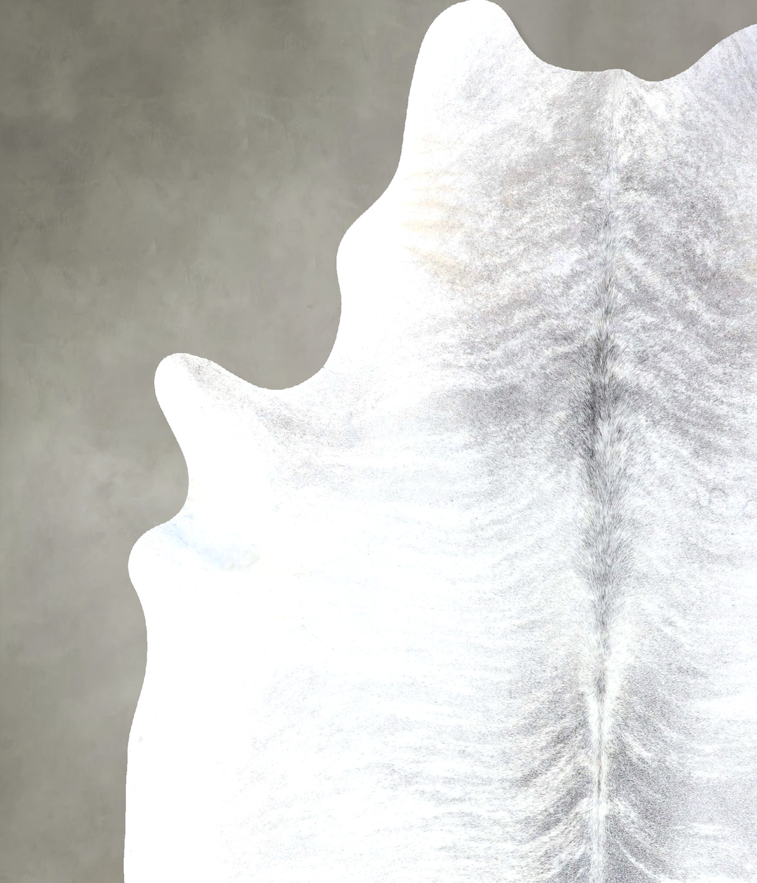 Grey Brindle XX-Large Brazilian Cowhide Rug 8'3"H x 6'10"W #B19169 by