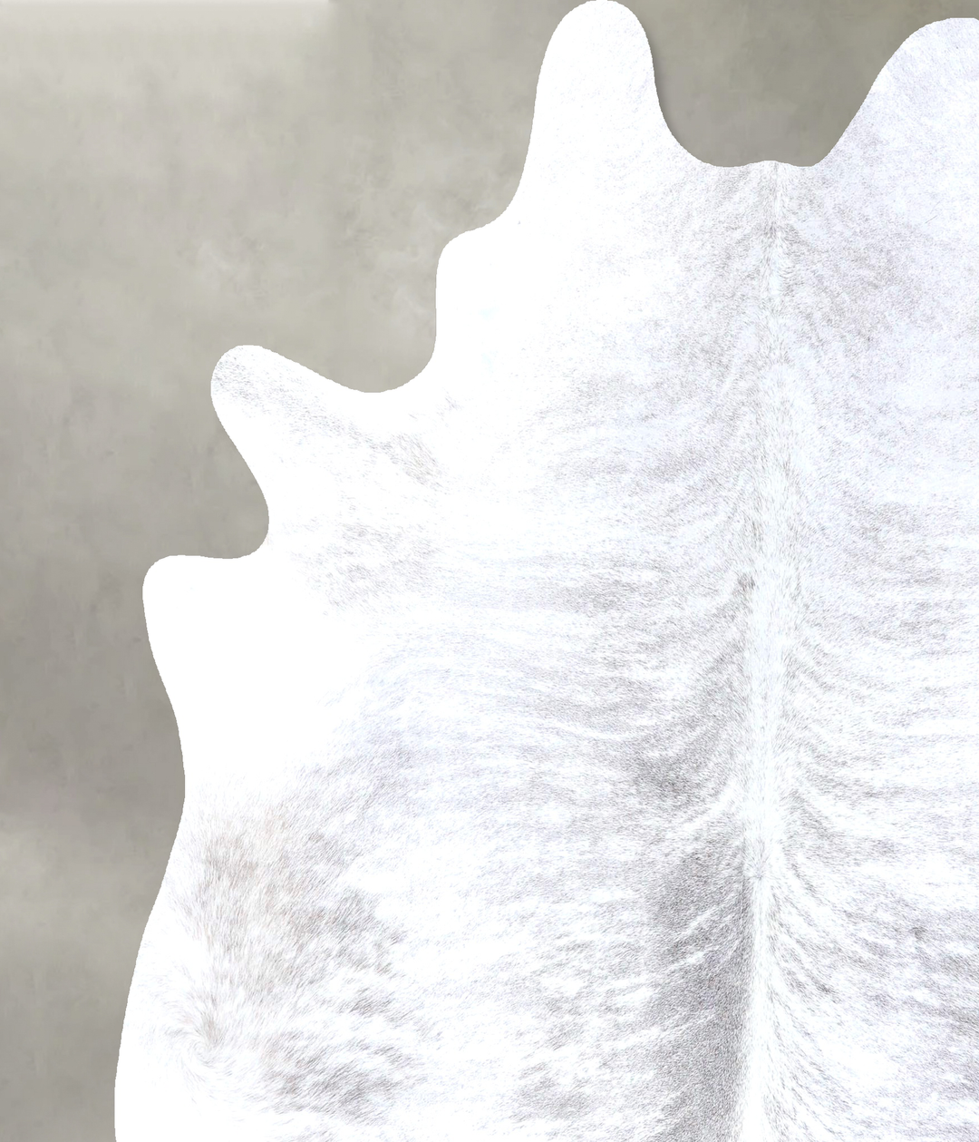 Grey Brindle XX-Large Brazilian Cowhide Rug 7'10"H x 6'10"W #B19172 by