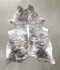 Grey Brindle XX-Large Brazilian Cowhide Rug 7'9