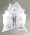 Grey Brindle X-Large Brazilian Cowhide Rug 7'4