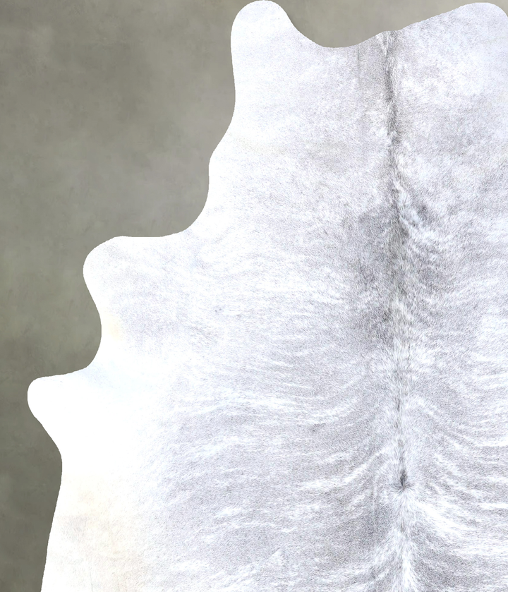 Grey Brindle X-Large Brazilian Cowhide Rug 7'8"H x 6'6"W #B19197 by Hudson Hides