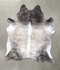 Grey Brindle XX-Large Brazilian Cowhide Rug 8'2