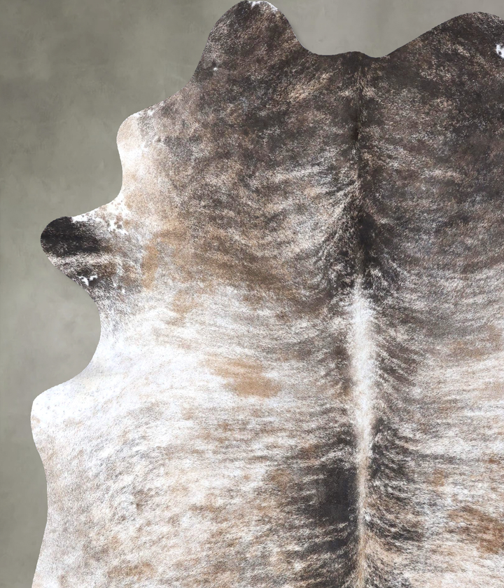 Grey Brindle XX-Large Brazilian Cowhide Rug 8'2"H x 6'4"W #B19200 by Hudson Hides