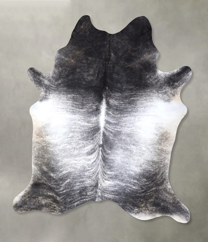 Grey Brindle XX-Large Brazilian Cowhide Rug 8'3"H x 6'5"W #B19207 by Hudson Hides