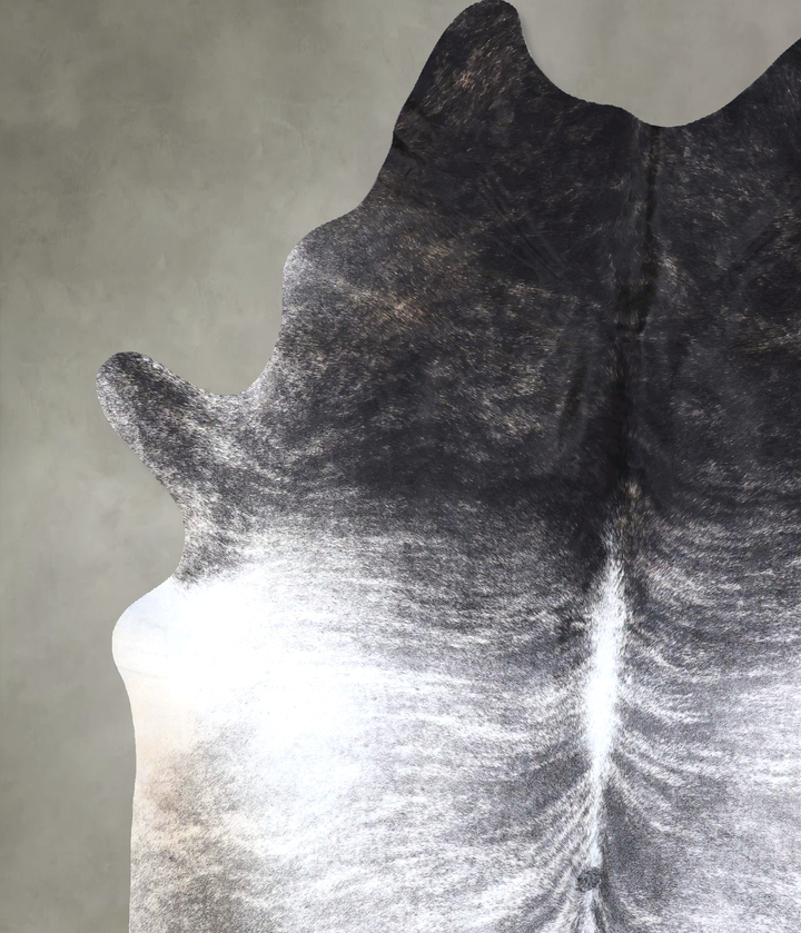 Grey Brindle XX-Large Brazilian Cowhide Rug 8'3"H x 6'5"W #B19207 by Hudson Hides