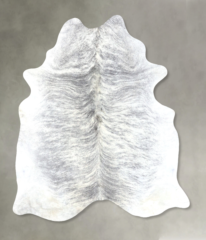 Grey Brindle XX-Large Brazilian Cowhide Rug 8'3"H x 6'6"W #B19228 by Hudson Hides