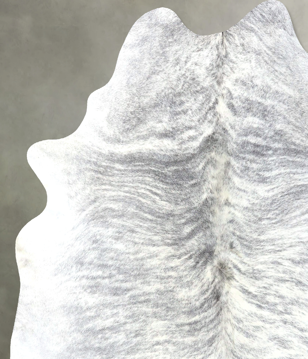 Grey Brindle XX-Large Brazilian Cowhide Rug 8'3"H x 6'6"W #B19228 by H