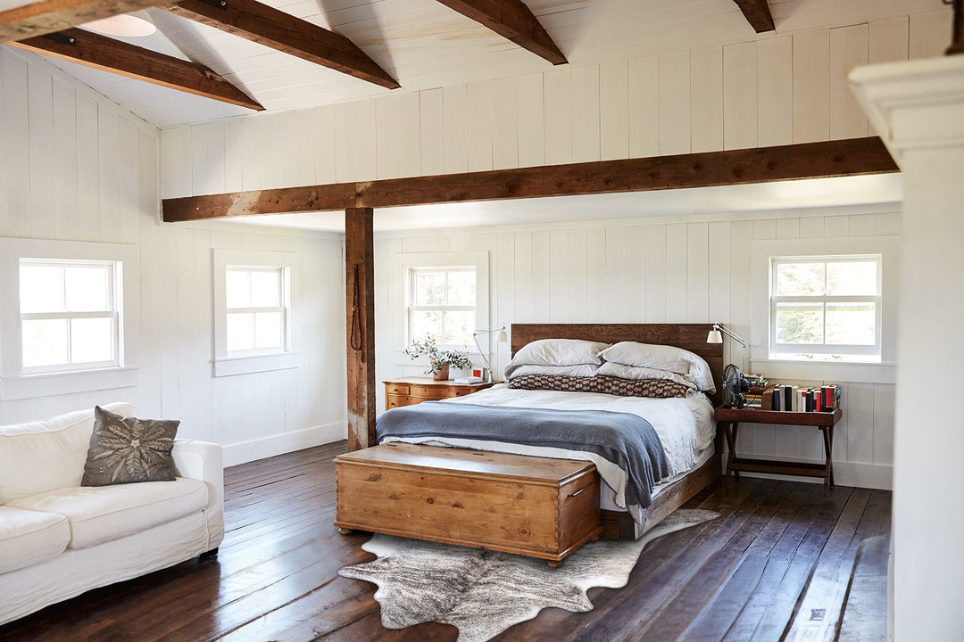 Grey Brindle XX-Large Brazilian Cowhide Rug 8'5"H x 7'0"W #B19230 by H