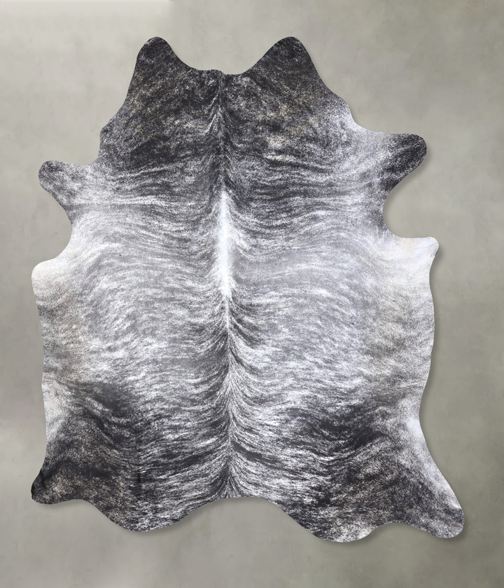 Grey Brindle XX-Large Brazilian Cowhide Rug 8'2"H x 6'11"W #B19231 by Hudson Hides