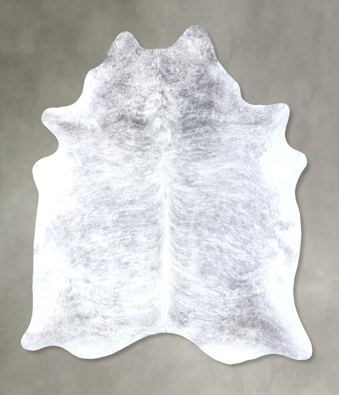 Grey Brindle XX-Large Brazilian Cowhide Rug 8'1"H x 6'9"W #B19255 by H