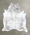 Grey Brindle X-Large Brazilian Cowhide Rug 7'10