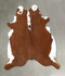 Brown and White Regular XX-Large Brazilian Cowhide Rug 8'3