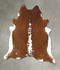 Brown and White Regular XX-Large Brazilian Cowhide Rug 8'4