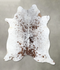 Salt and Pepper Brown Large Brazilian Cowhide Rug 6'6