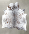 Salt and Pepper Brown Large Brazilian Cowhide Rug 6'5