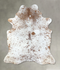 Salt and Pepper Brown Large Brazilian Cowhide Rug 7'2