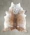 Salt and Pepper Brown X-Large Brazilian Cowhide Rug 7'2