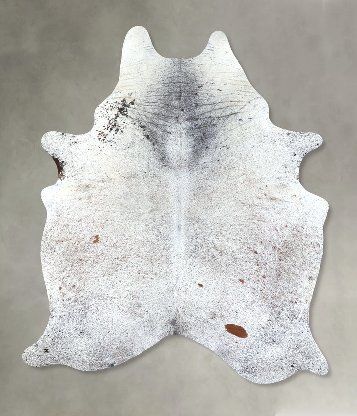 Salt and Pepper Black X-Large Brazilian Cowhide Rug 8'4"H x 5'10"W #B19633 by Hudson Hides