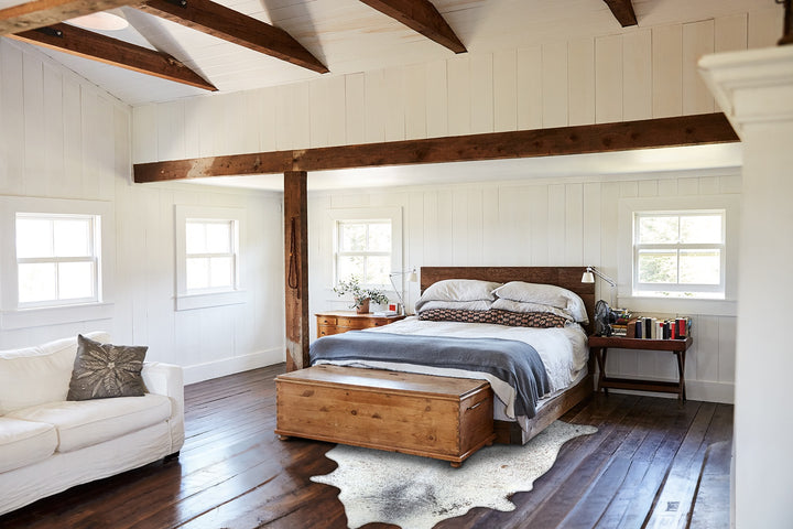 Salt and Pepper Black X-Large Brazilian Cowhide Rug 8'4"H x 5'10"W #B19633 by Hudson Hides