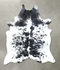 Salt and Pepper Black XX-Large Brazilian Cowhide Rug 8'5