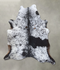 Salt and Pepper Black XX-Large Brazilian Cowhide Rug 7'8