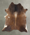 Warm Caramel X-Large Brazilian Cowhide Rug 7'7