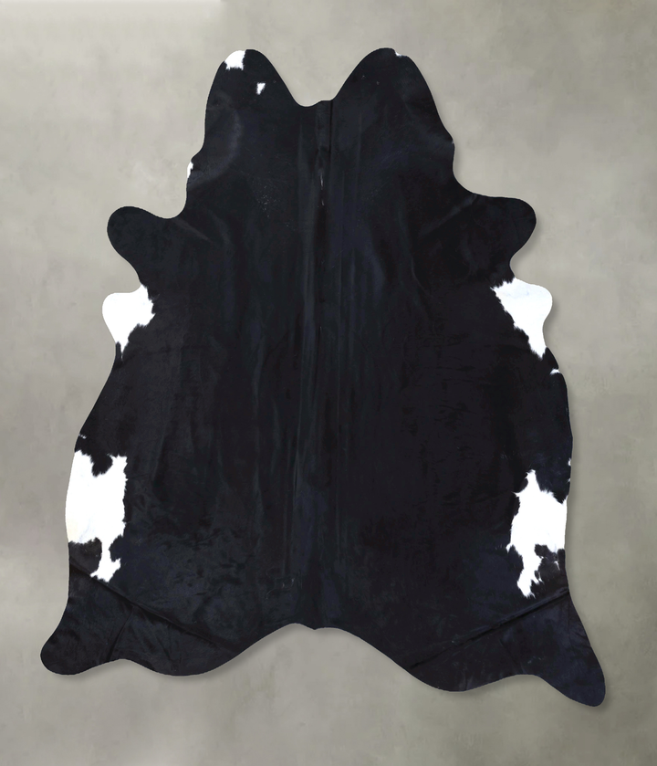 Black and White XX-Large Brazilian Cowhide Rug 8'5"H x 7'0"W #B19817 by Hudson Hides